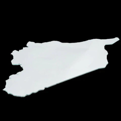Mirror of the map of Syria