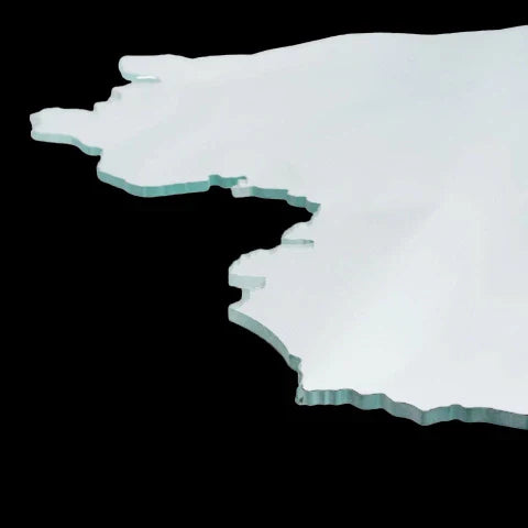 Mirror of the map of Syria
