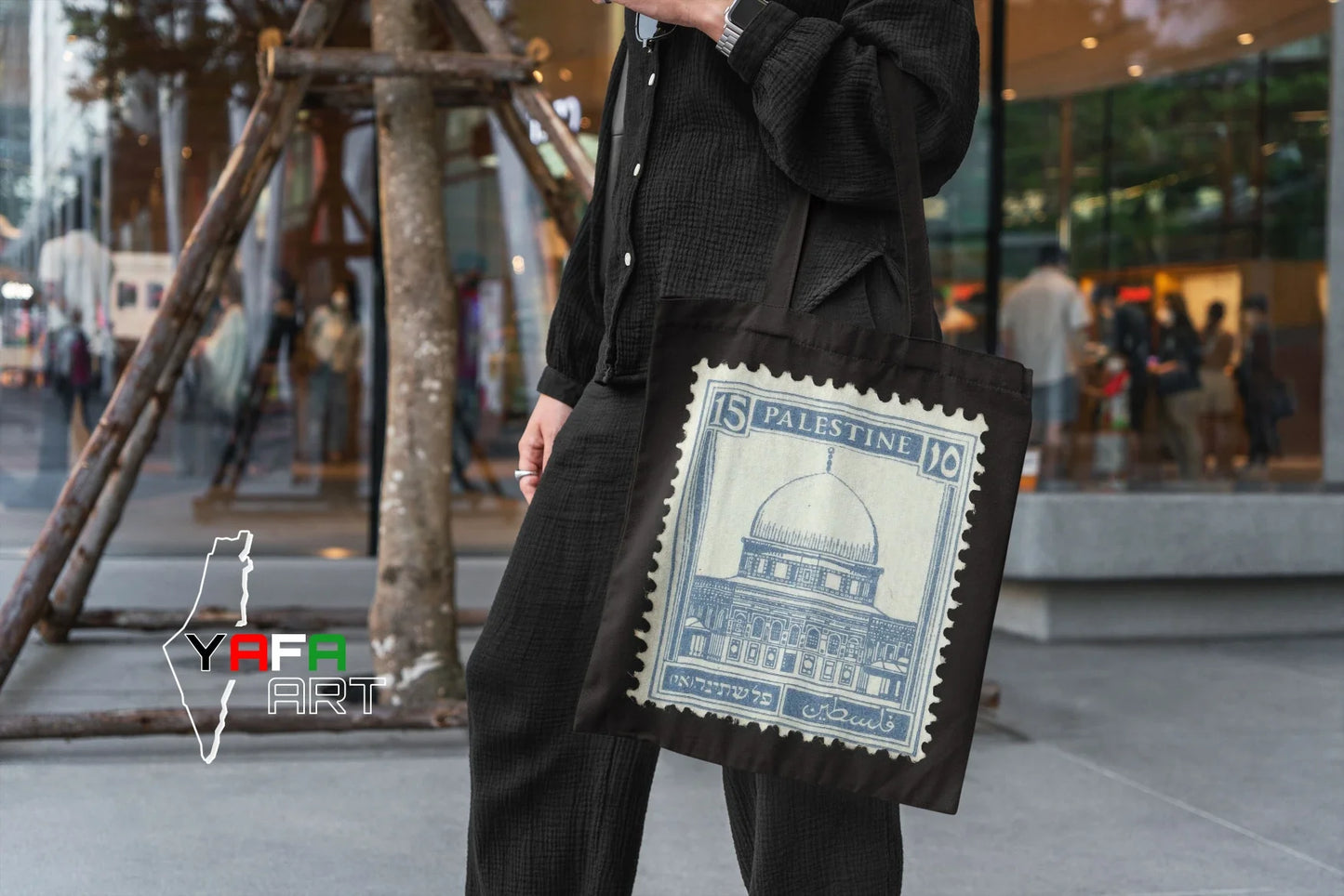 Tote bag Black Mosque