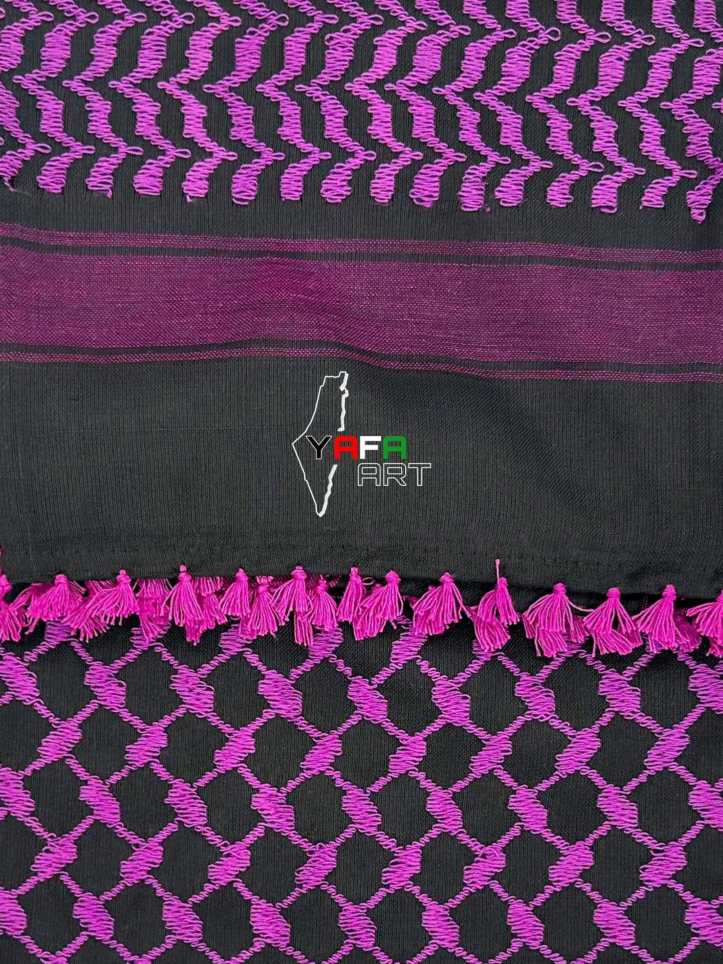 Black X Pink Palestinian Kuffiyeh