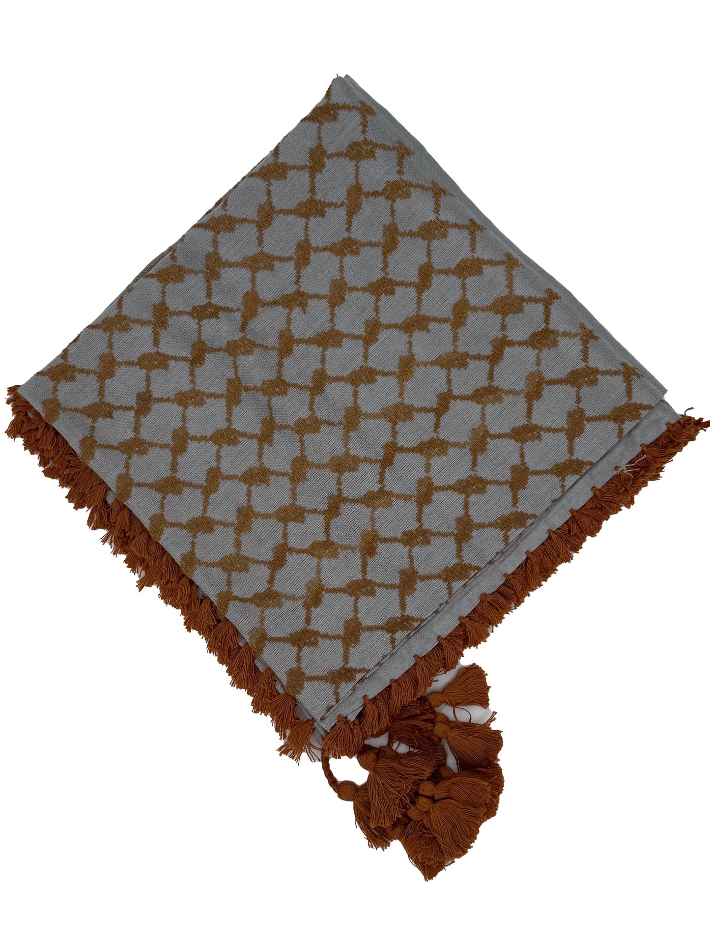 Kuffiyeh gris piedra y havan