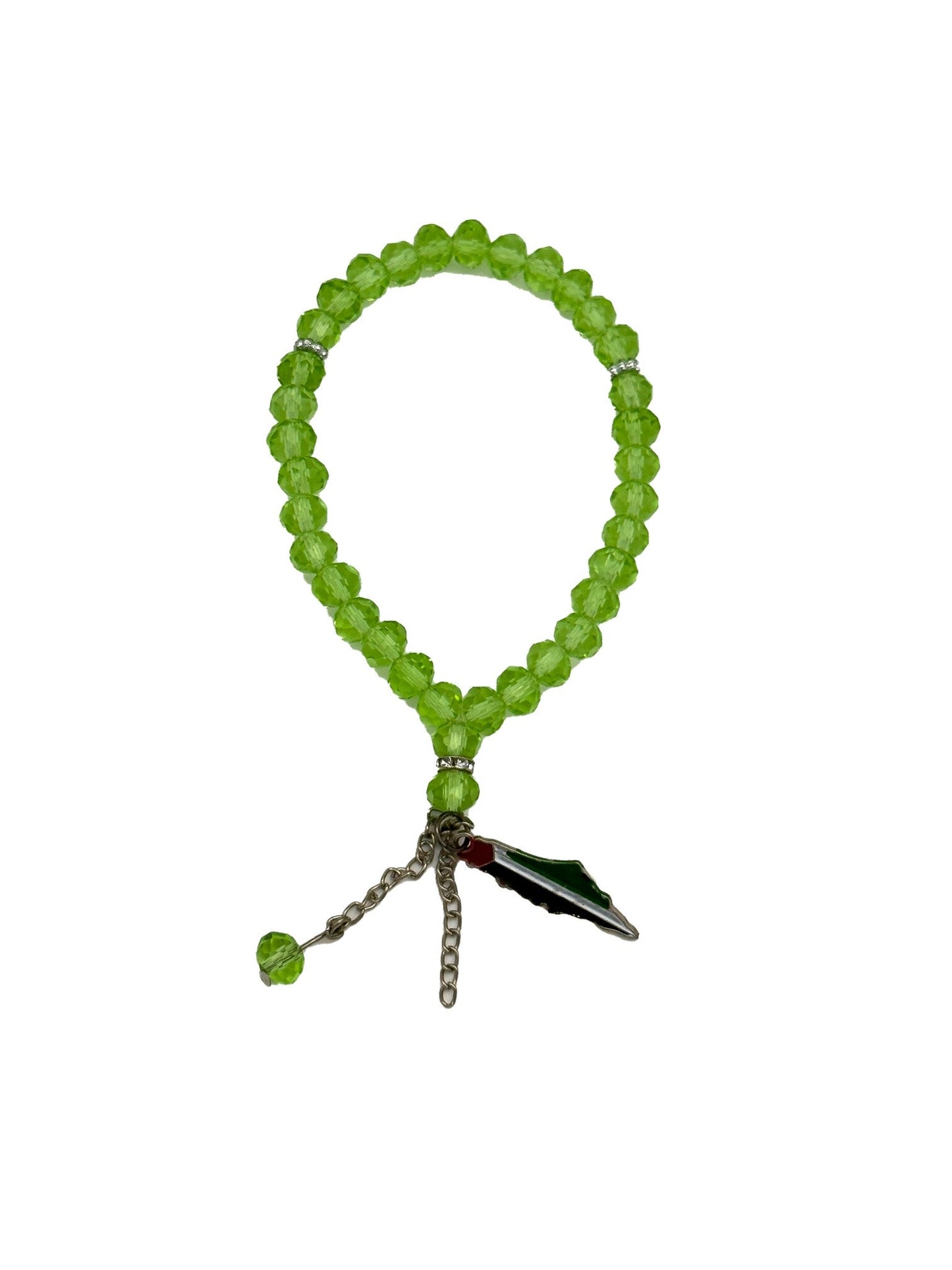 Green Light – Palestine Misbaha Bracelet
