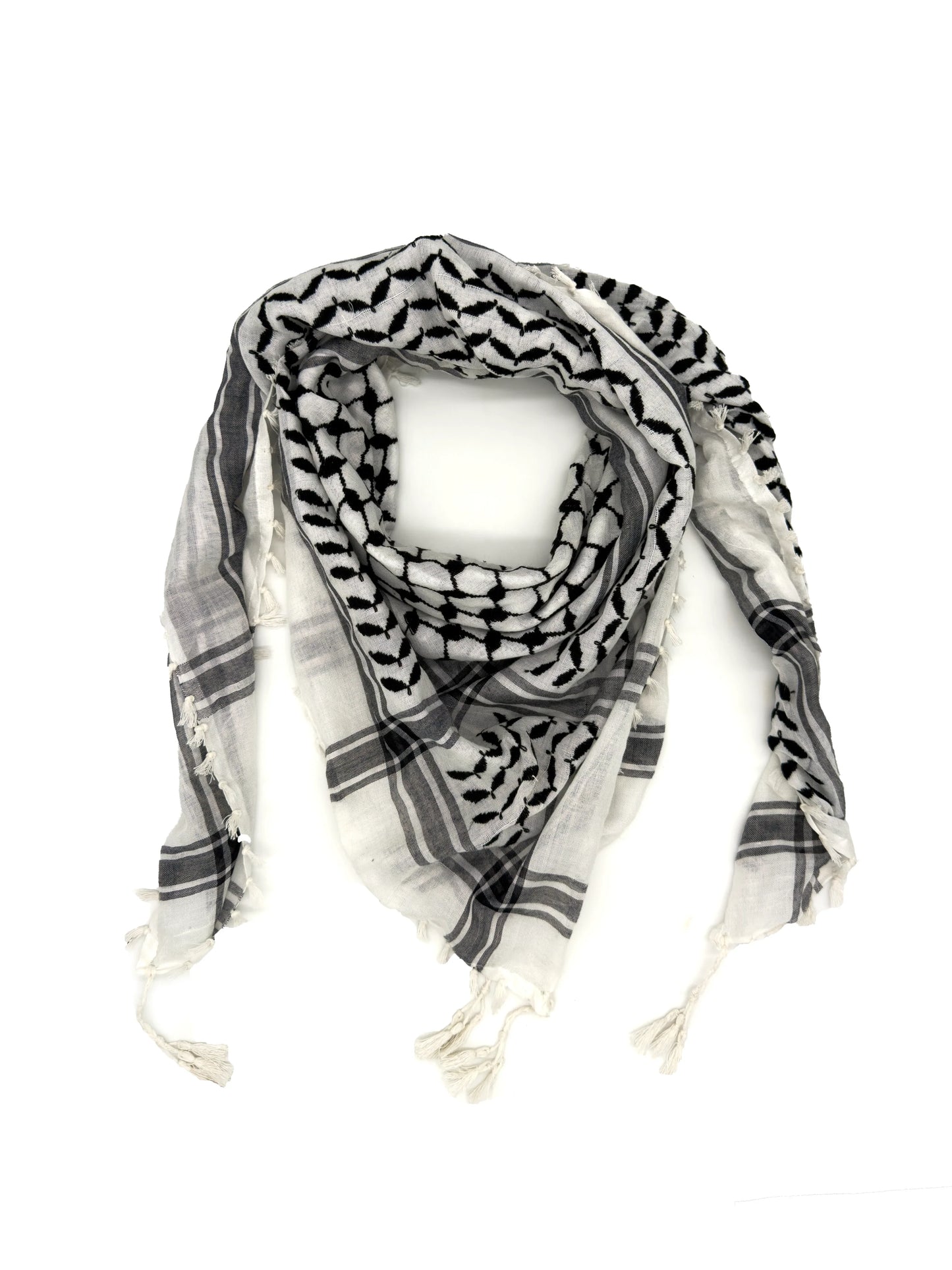Original Black x White Palestinian Kuffiyeh