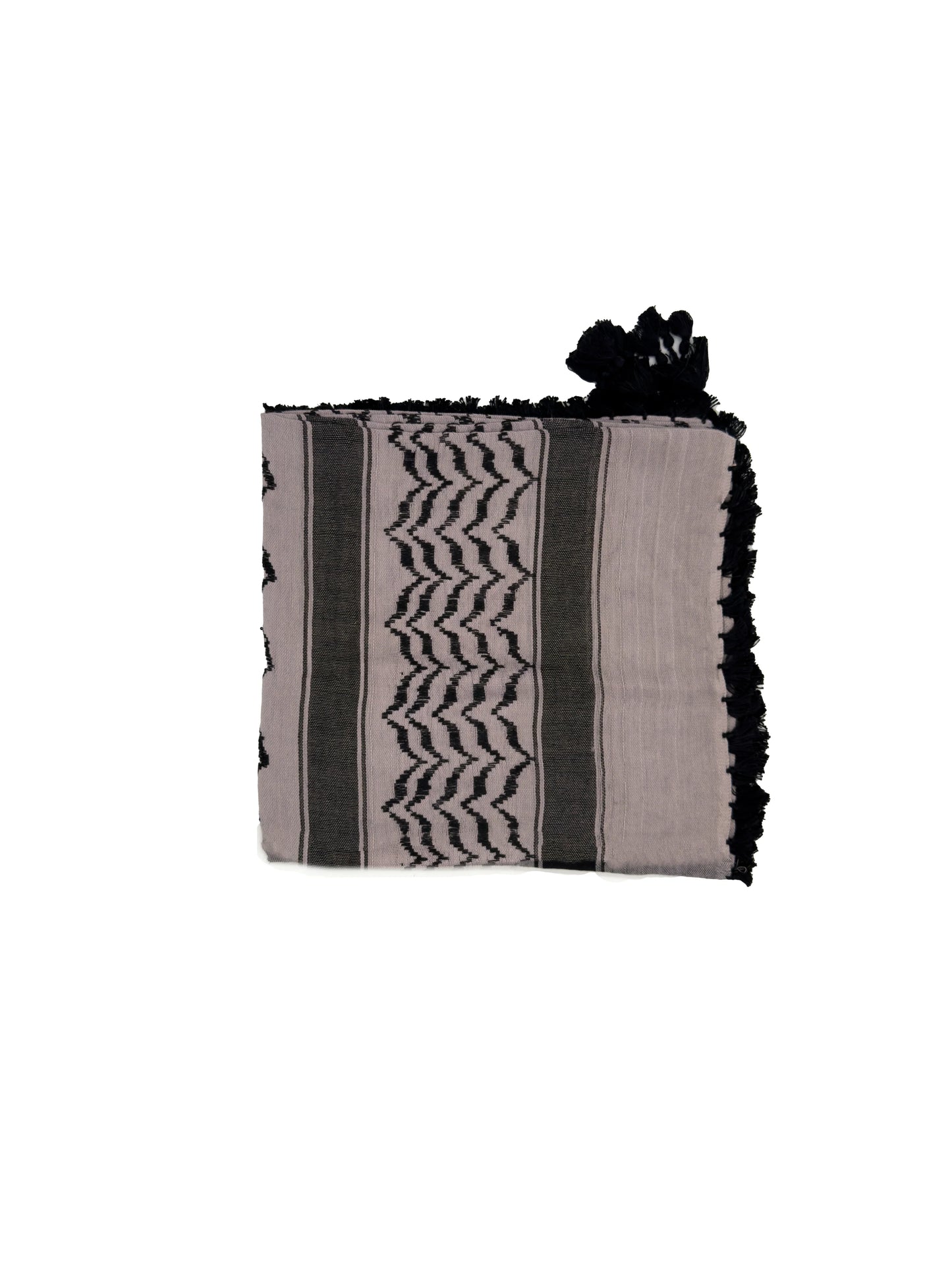 Silver x Black Palestinian Kuffiyeh