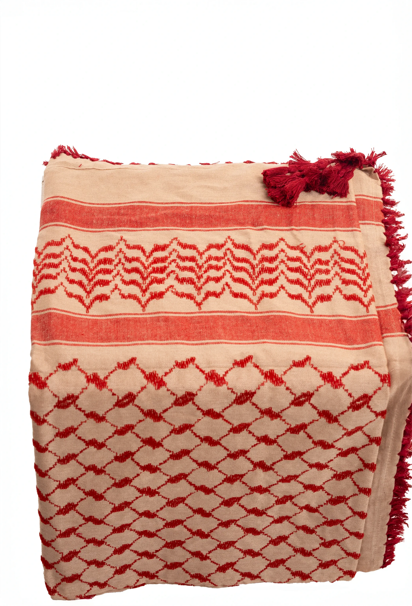 Desert X Red Palestinian kuffyah