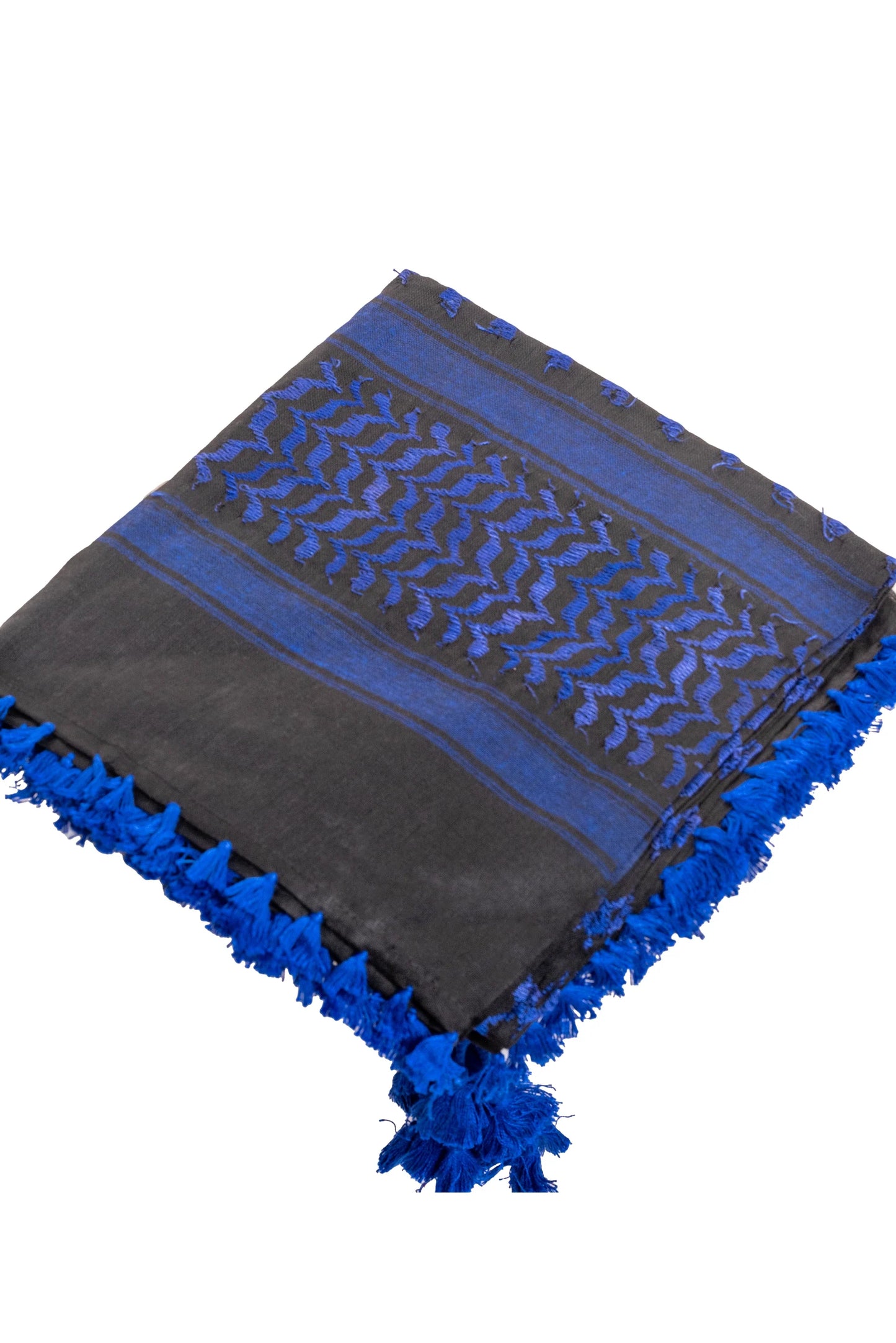 Black X Blue Palestinian Kuffiyeh