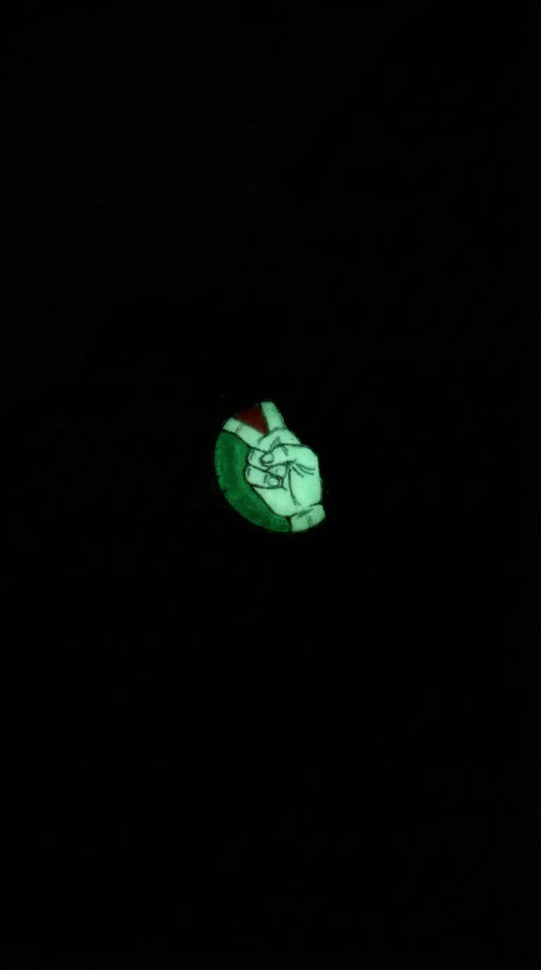 Palestine Victory – Glow-in-the-Dark Beaded Bracelet