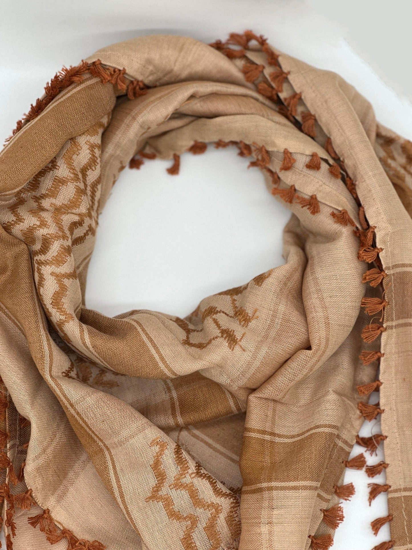 Desert X Mocha Palestinian Kuffiyeh