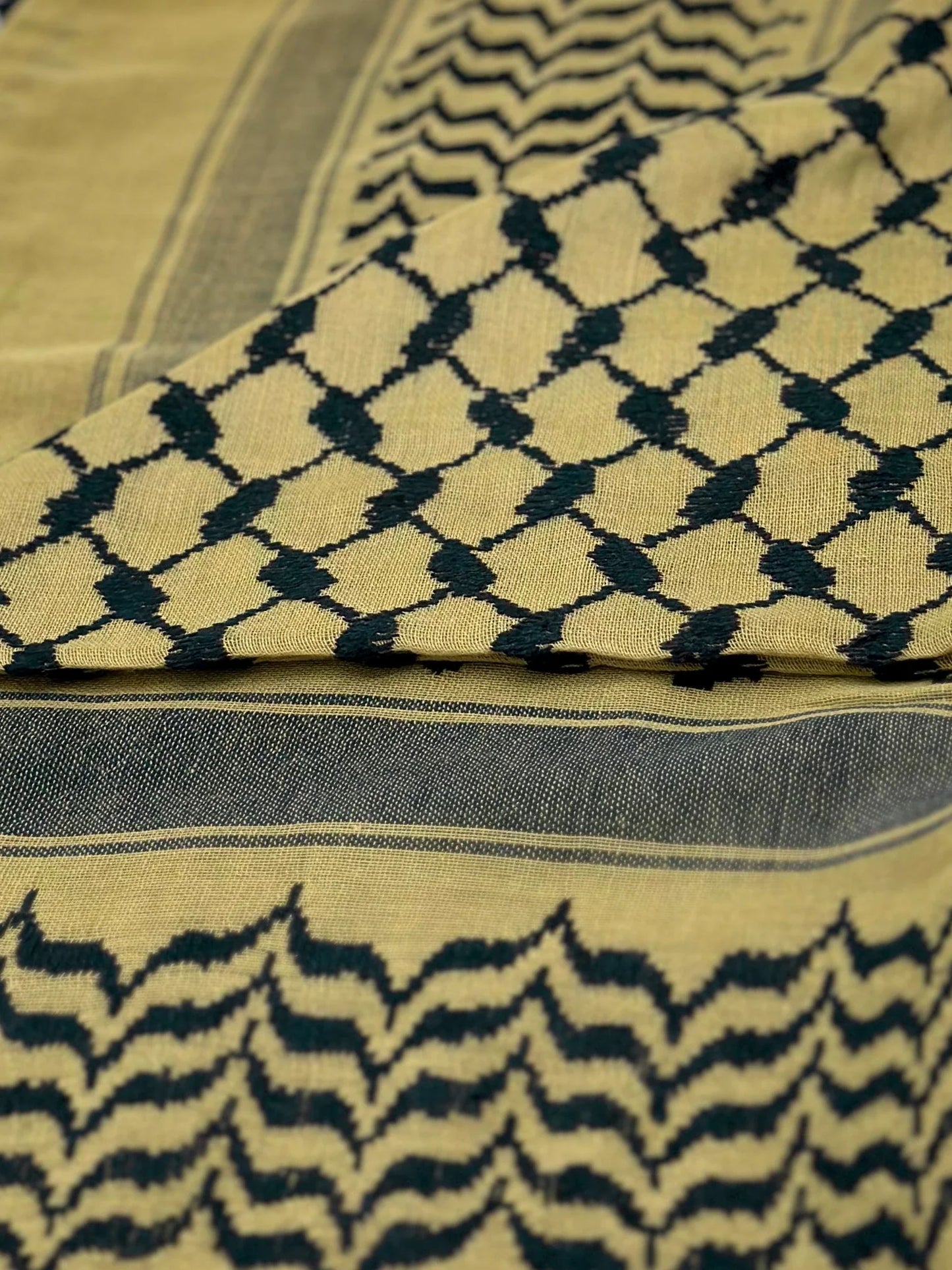 Kuffiyeh palestino azul marino Desert X
