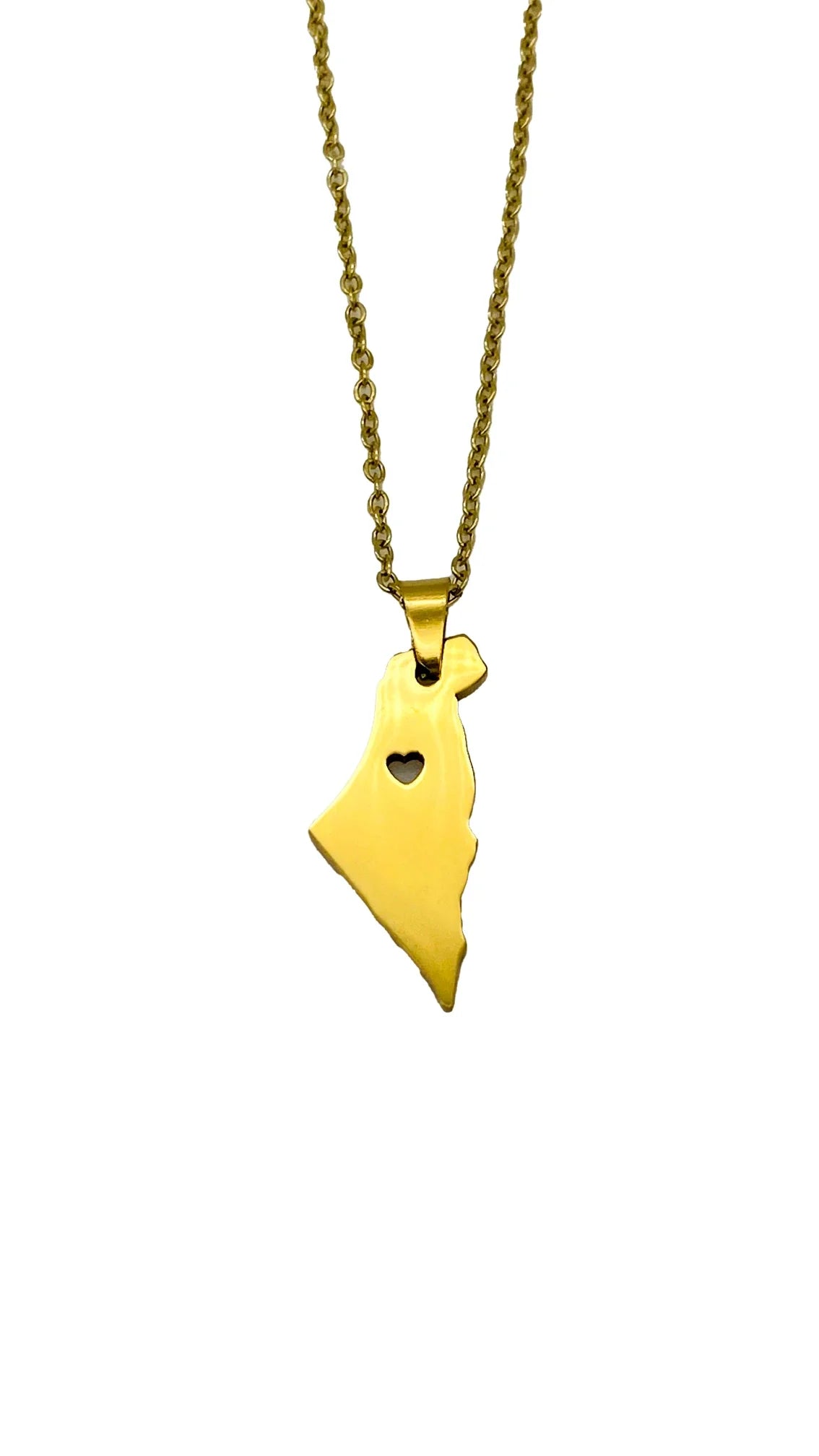 Collier Cœur de Palestine - Collection Love & Land
