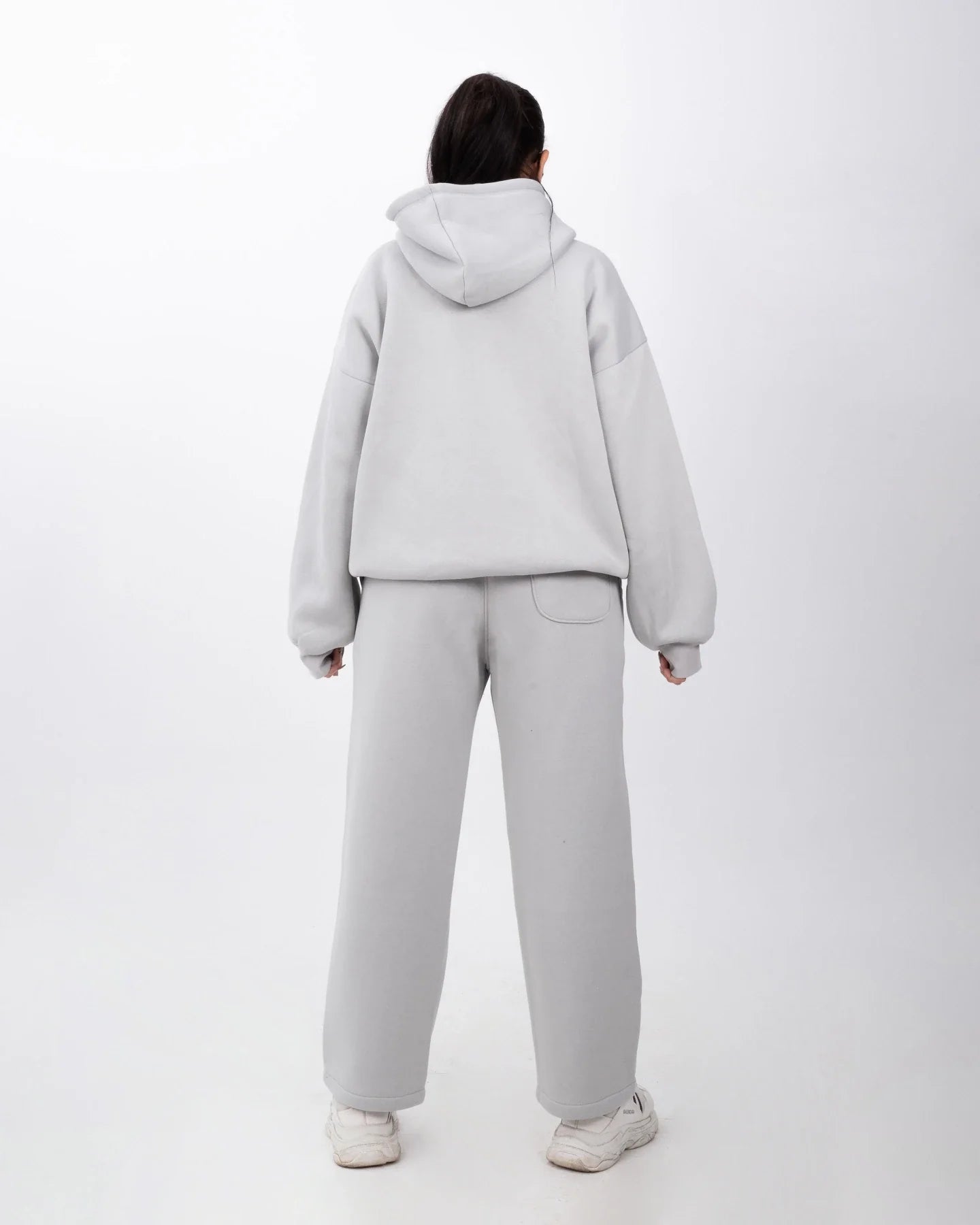 YAFA CLOUD GREY STITCHED SWEATPANTS – RESPECT EXISTENCE EDITION