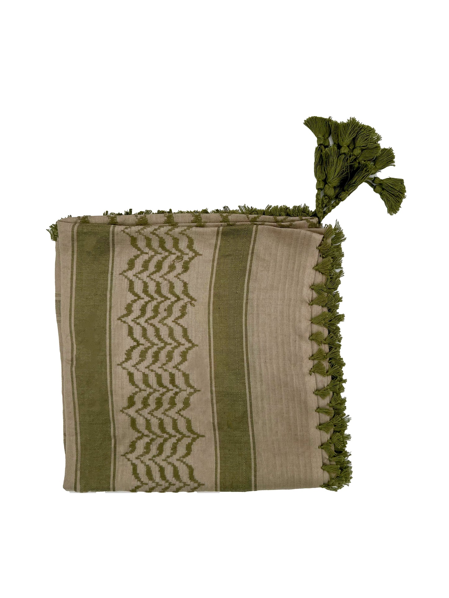 Kuffiyeh palestina de desierto y olivo de YAFA ARTS
