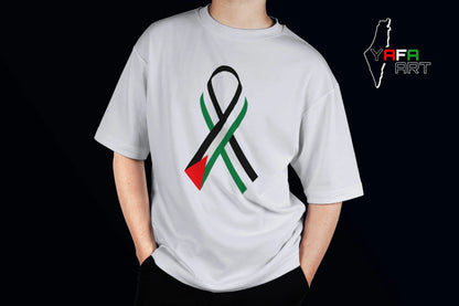 Unisex Oversized T-Shirt with Palestinian Logo