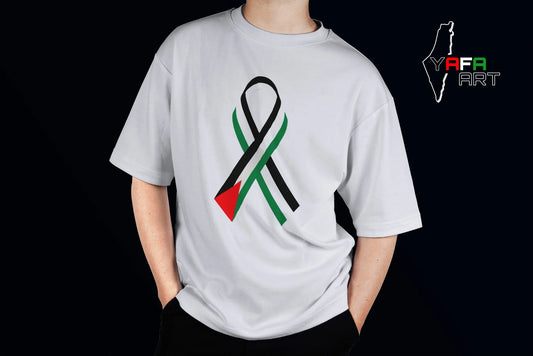 Unisex Oversized T-Shirt with Palestinian Logo