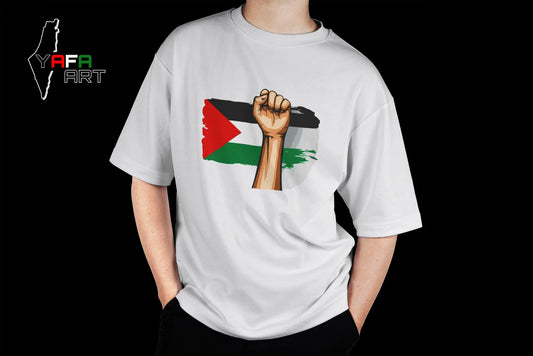 Unisex Oversized T-Shirt with Palestinian Logo