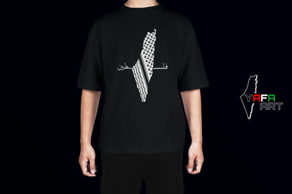 Unisex Oversized T-Shirt with Palestinian Logo