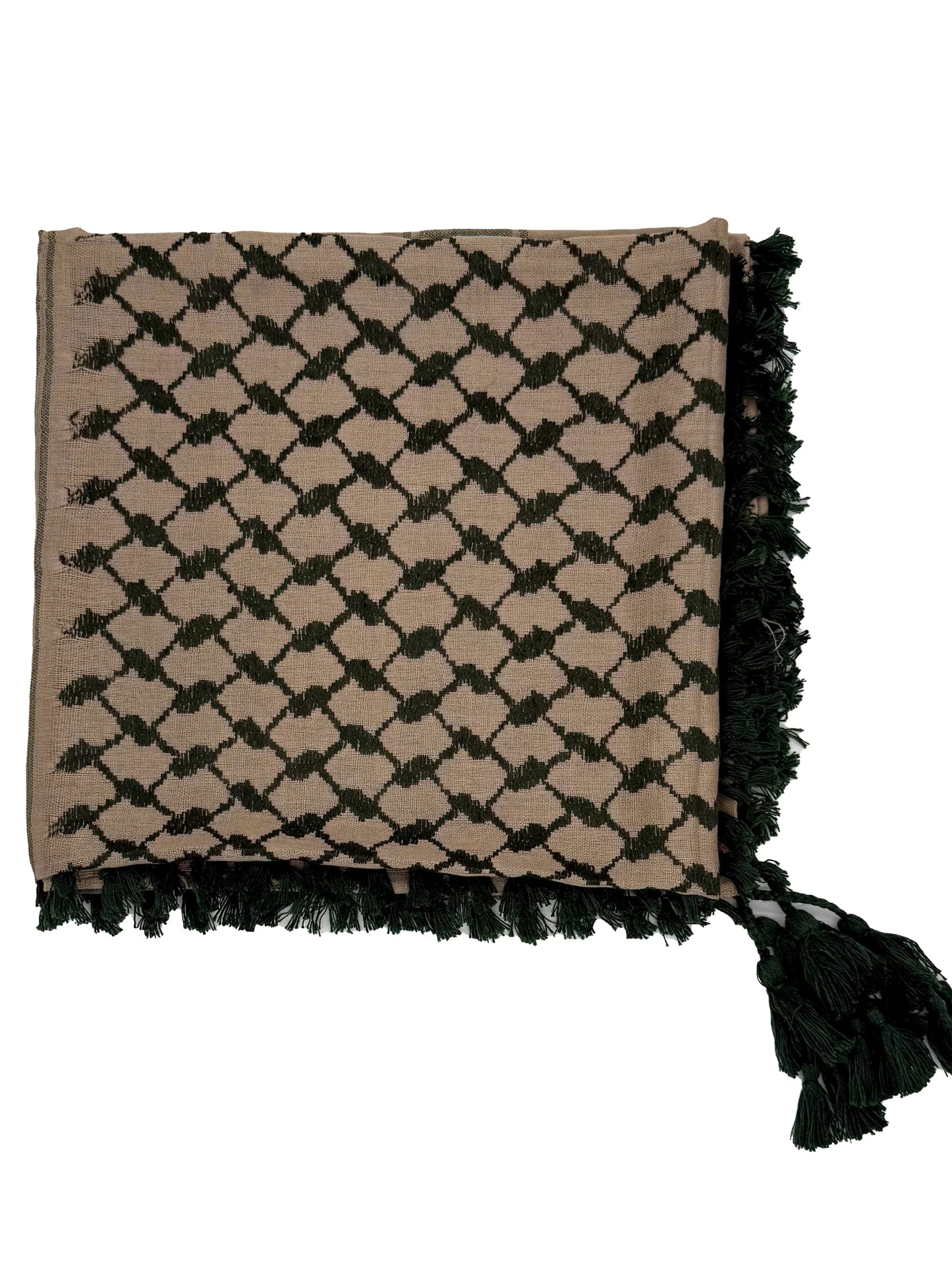 Café X Green Palestinian Kuffiyeh