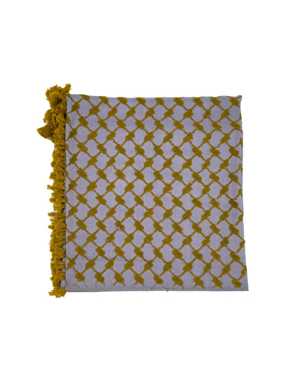 Light Purple X Gold Palestinian Kuffiyeh