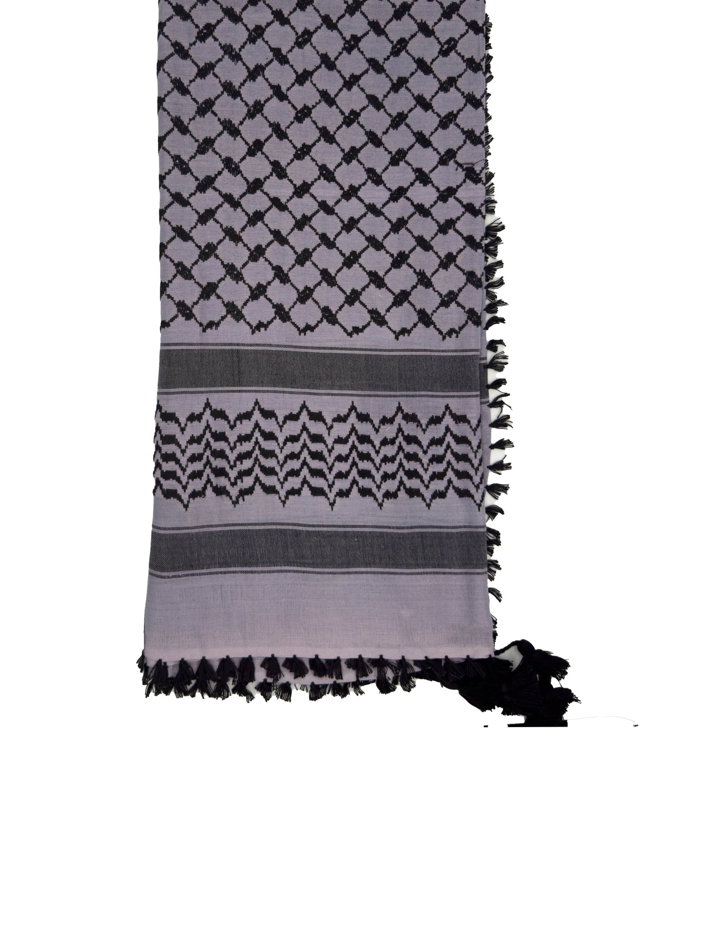 Light Purple x Black Palestinian Kuffiyeh