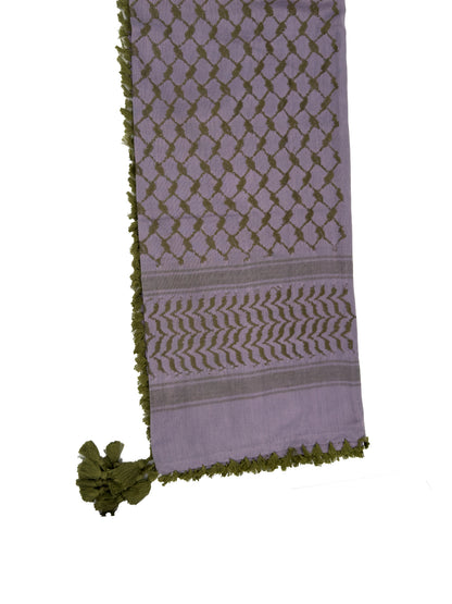 Light Purple x Olive Palestinian Kuffiyeh