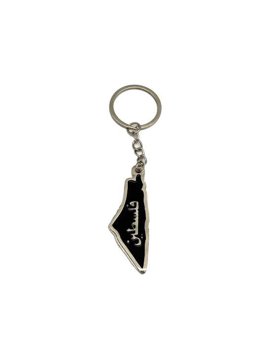 Classic Palestine Map Key Medal – Black Edition