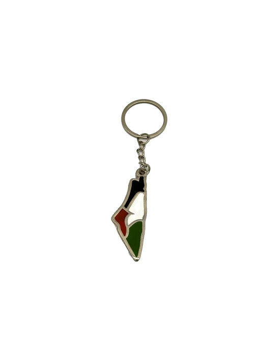 Palestinian Flag Map Key Medal