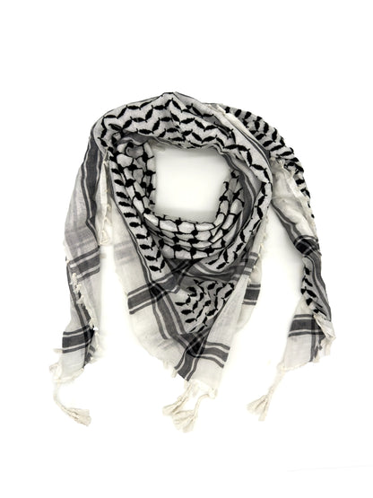 Original Black x White Palestinian Kuffiyeh