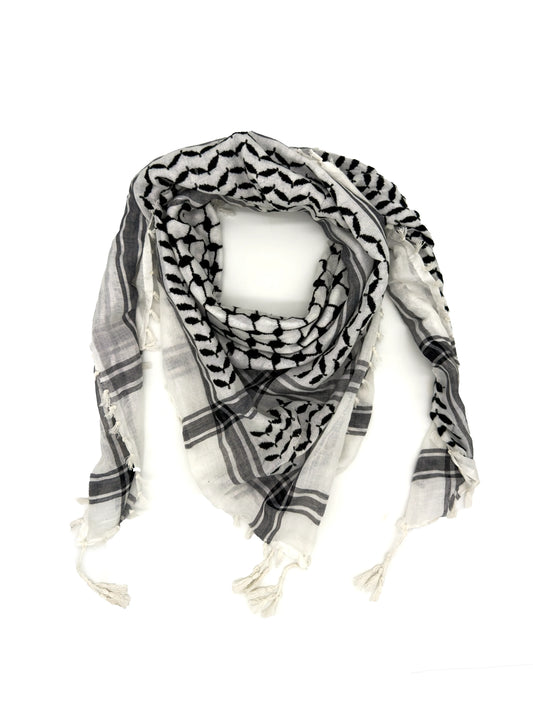 Original Black x White Palestinian Kuffiyeh