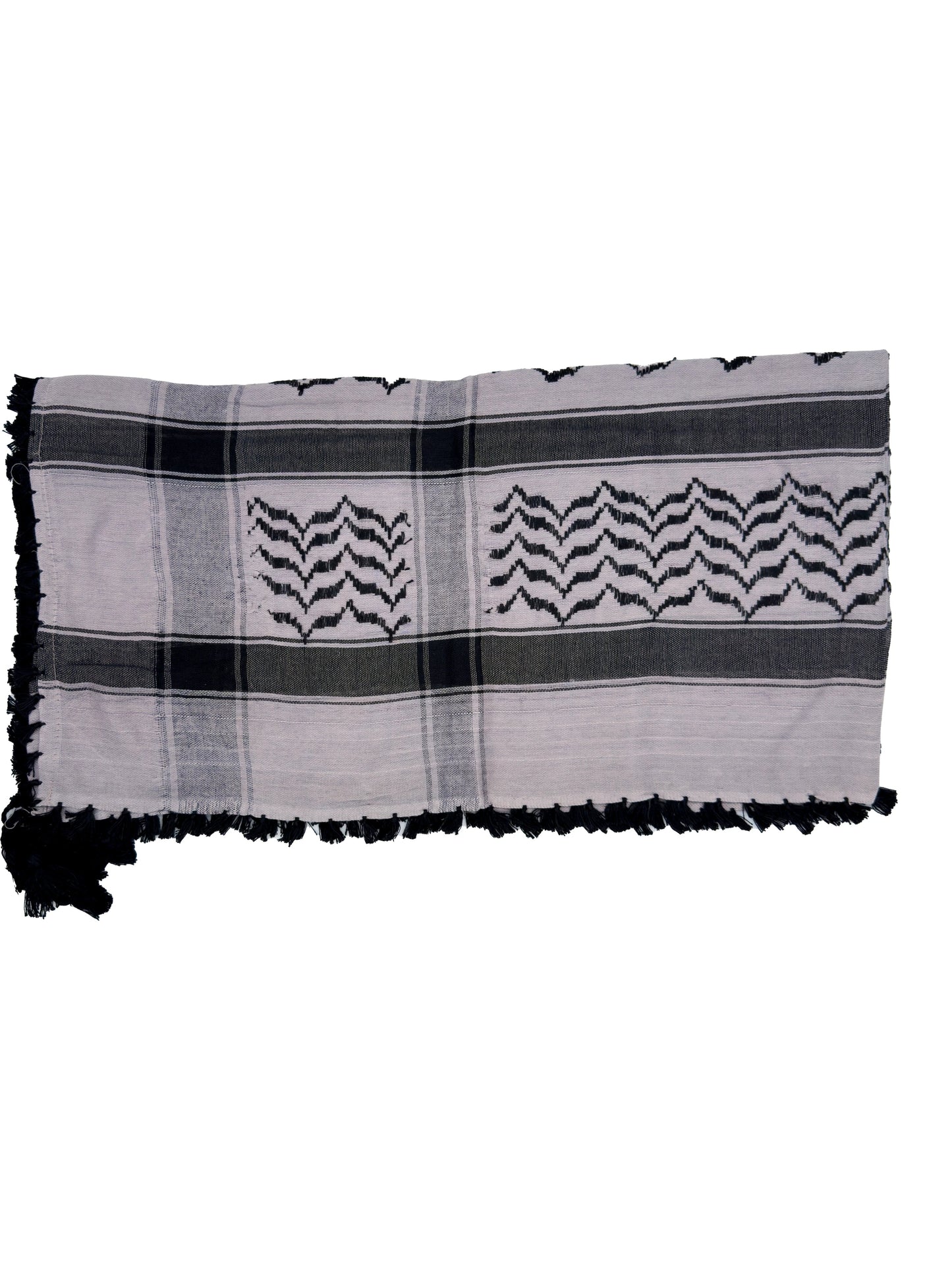 Silver x Black Palestinian Kuffiyeh