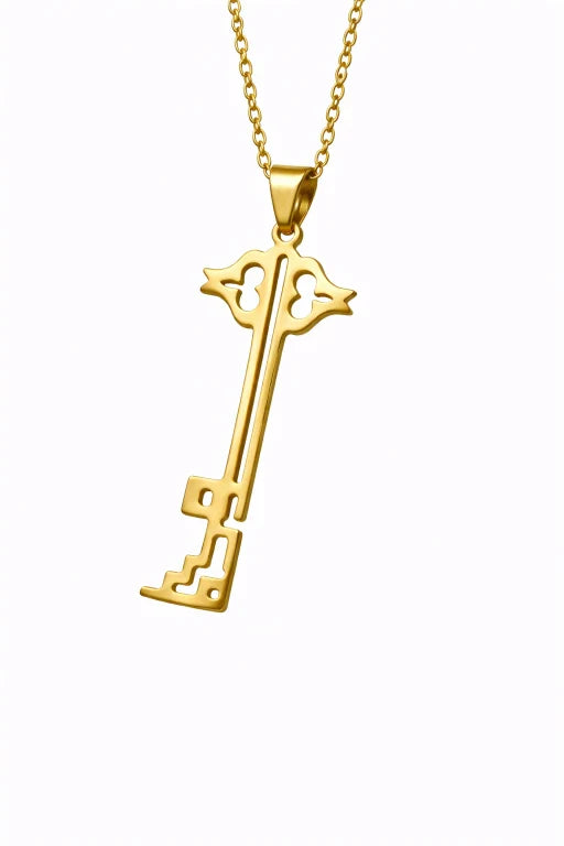 The Key of Return Necklace – Gold & Silver