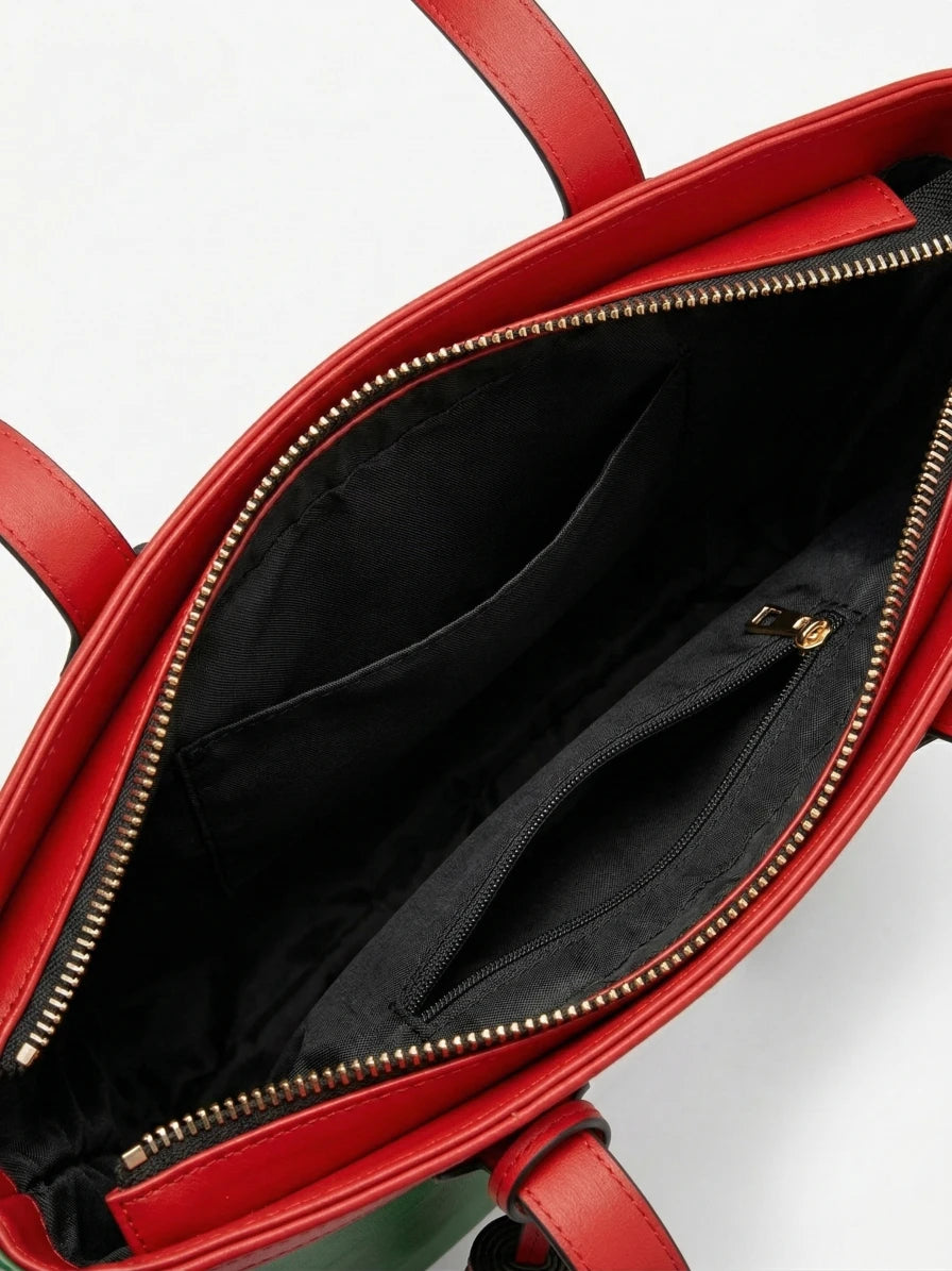 Yafa Heart Bag — Palestine Flag Leather Bag