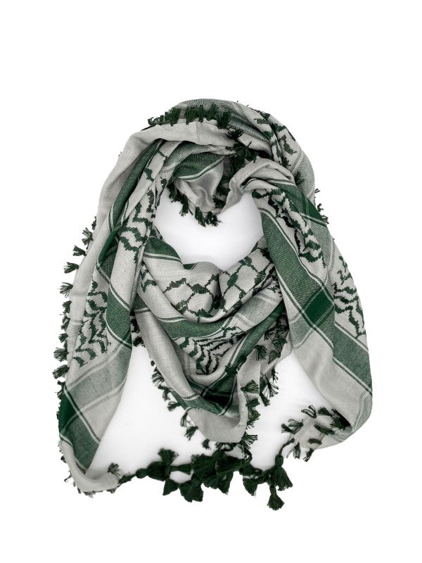 Silver X Green: Contemporary Palestinian Kuffiyeh