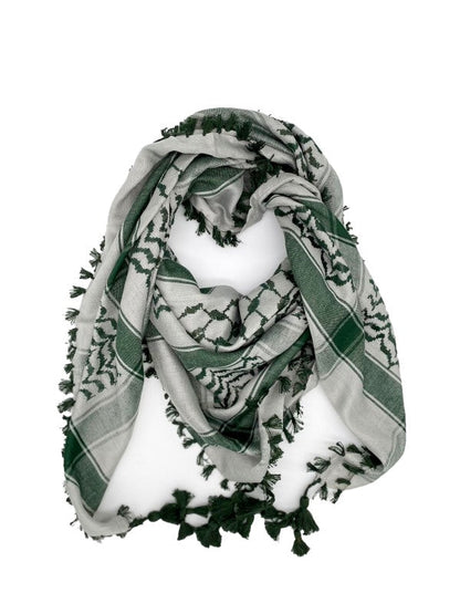 Silver X Green: Contemporary Palestinian Kuffiyeh