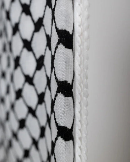 Original Black x White Palestinian Kuffiyeh