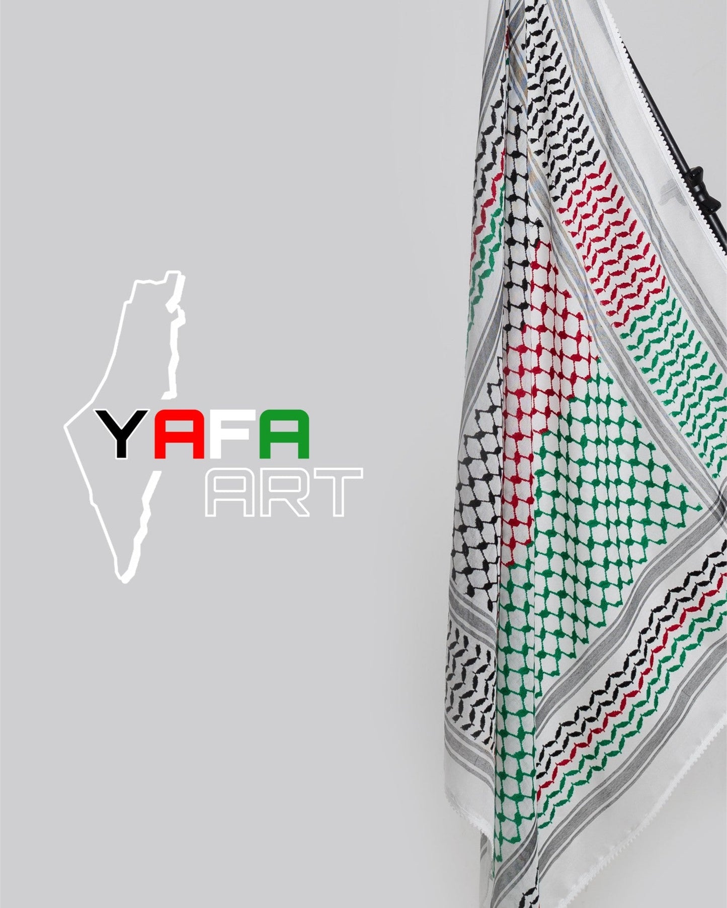 Palestine Flag Kuffiyeh — Yafa Originals