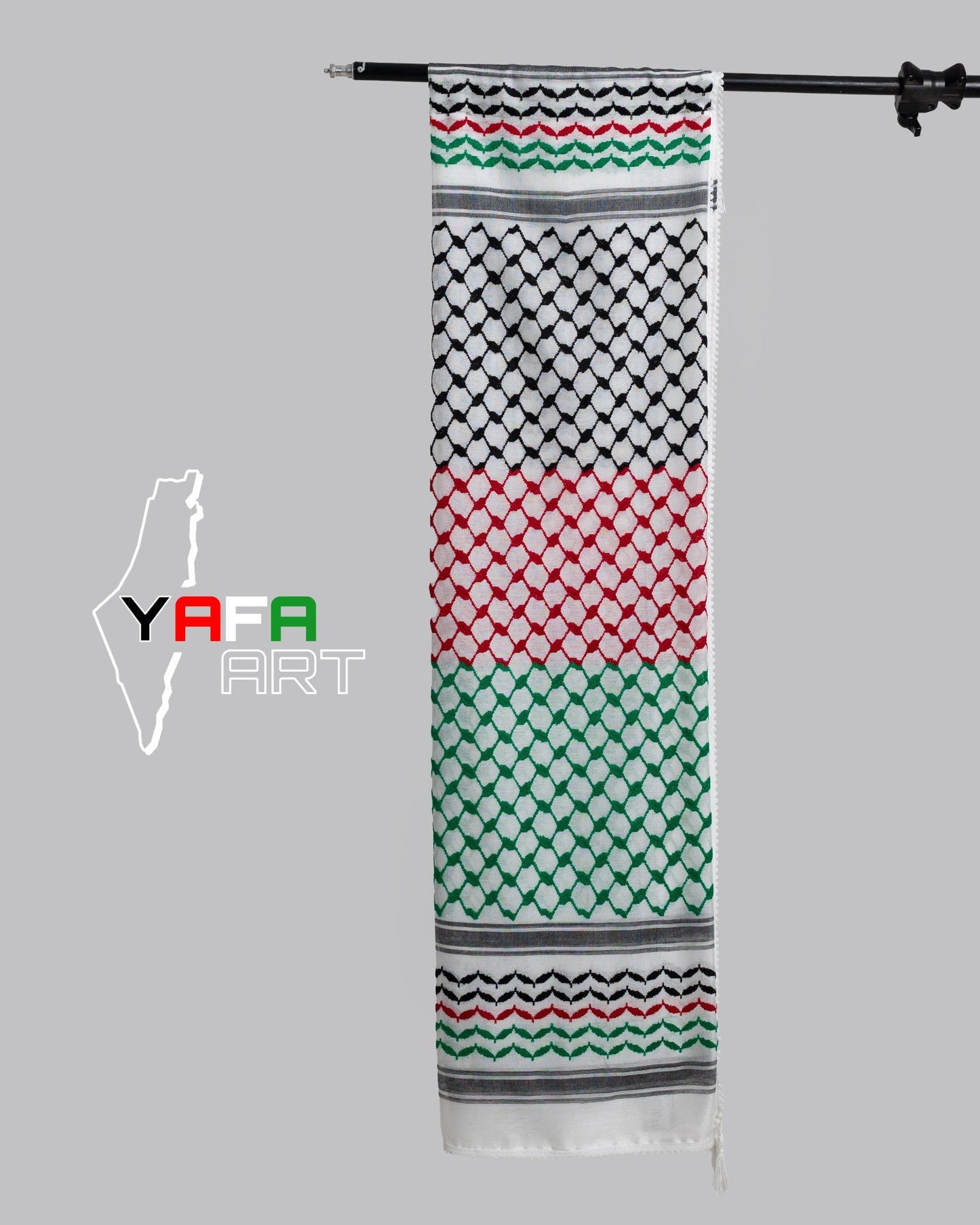 Palestine Flag Kuffiyeh — Yafa Originals