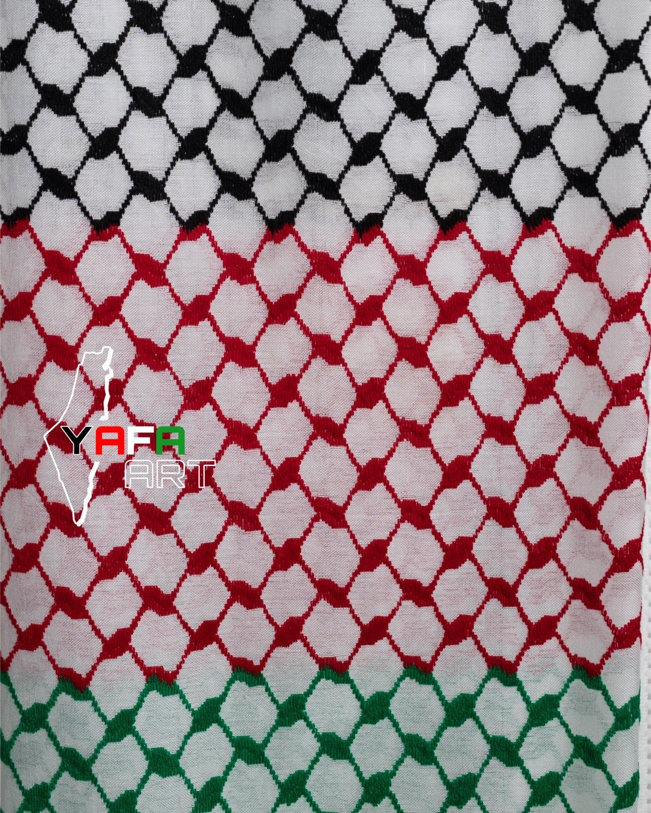 Palestine Flag Kuffiyeh — Yafa Originals