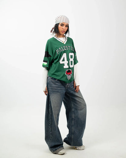 Palestine 48 Game Jersey — Deep Green