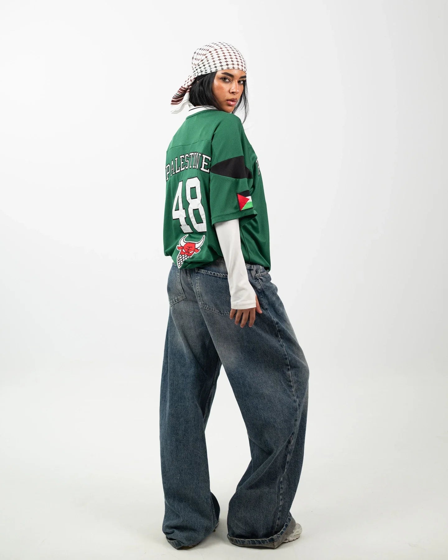 Palestine 48 Game Jersey — Deep Green