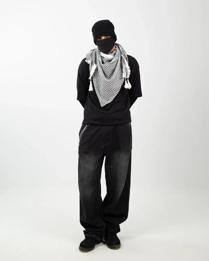 Premium Silver Palestinian Kuffiyeh