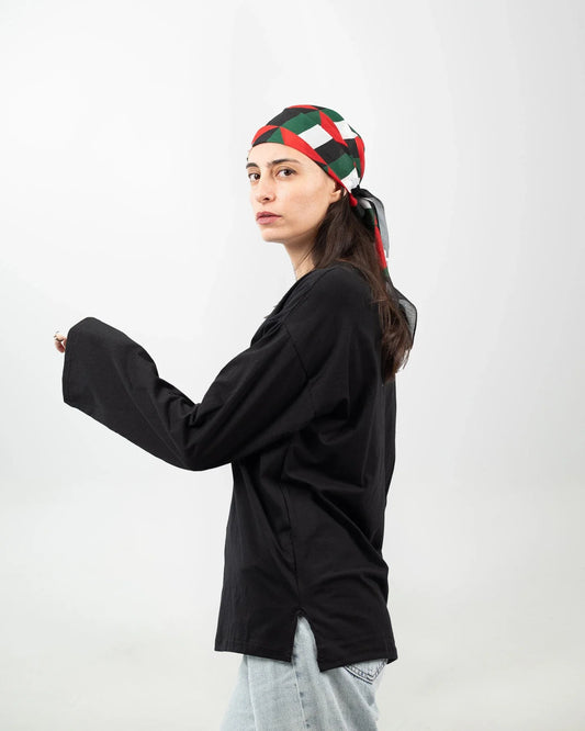 🇵🇸 Freedom Colors – Cotton Bandana (70x70cm)