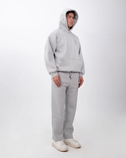YAFA CLOUD GREY STITCHED HOODIE – RESPECT EXISTENCE EDITION