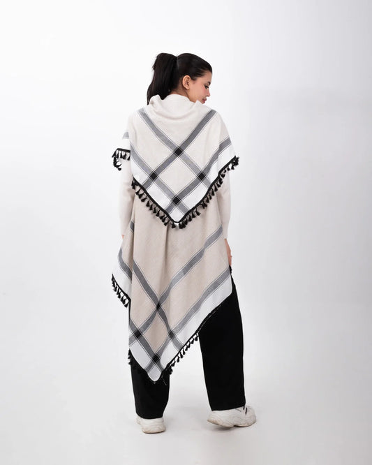 Original Black & Havan Stitched Kufiyah Vest