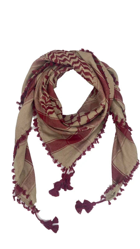 Café X Red Palestinian Keffiyeh