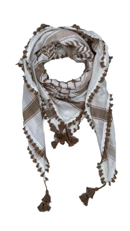White X Café Palestinian Keffiyeh